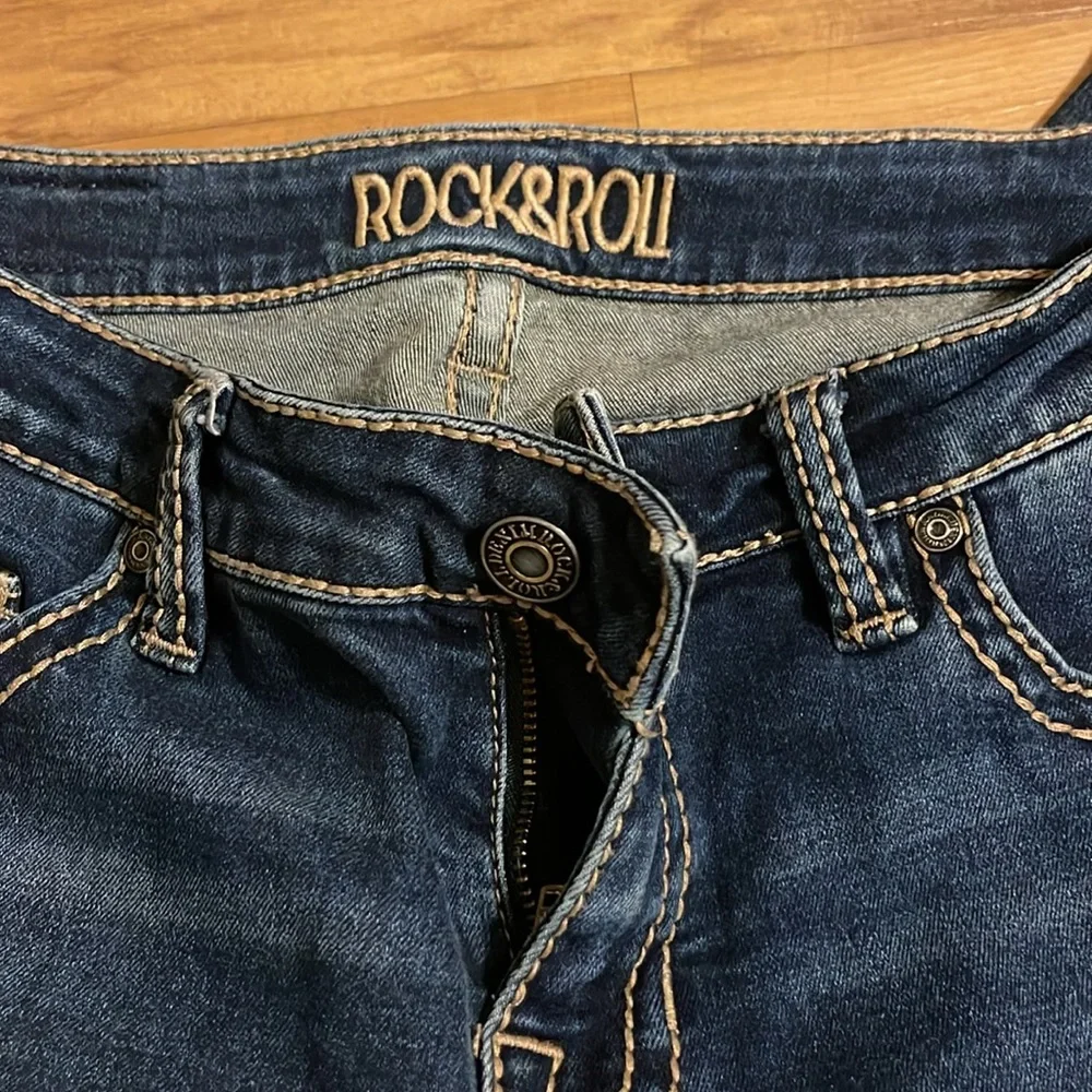 Women's Rock&Roll Denim Jeans - Picture 2 of 6